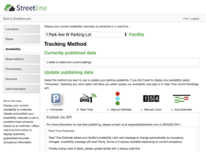 Screenshot of ParkEdge.