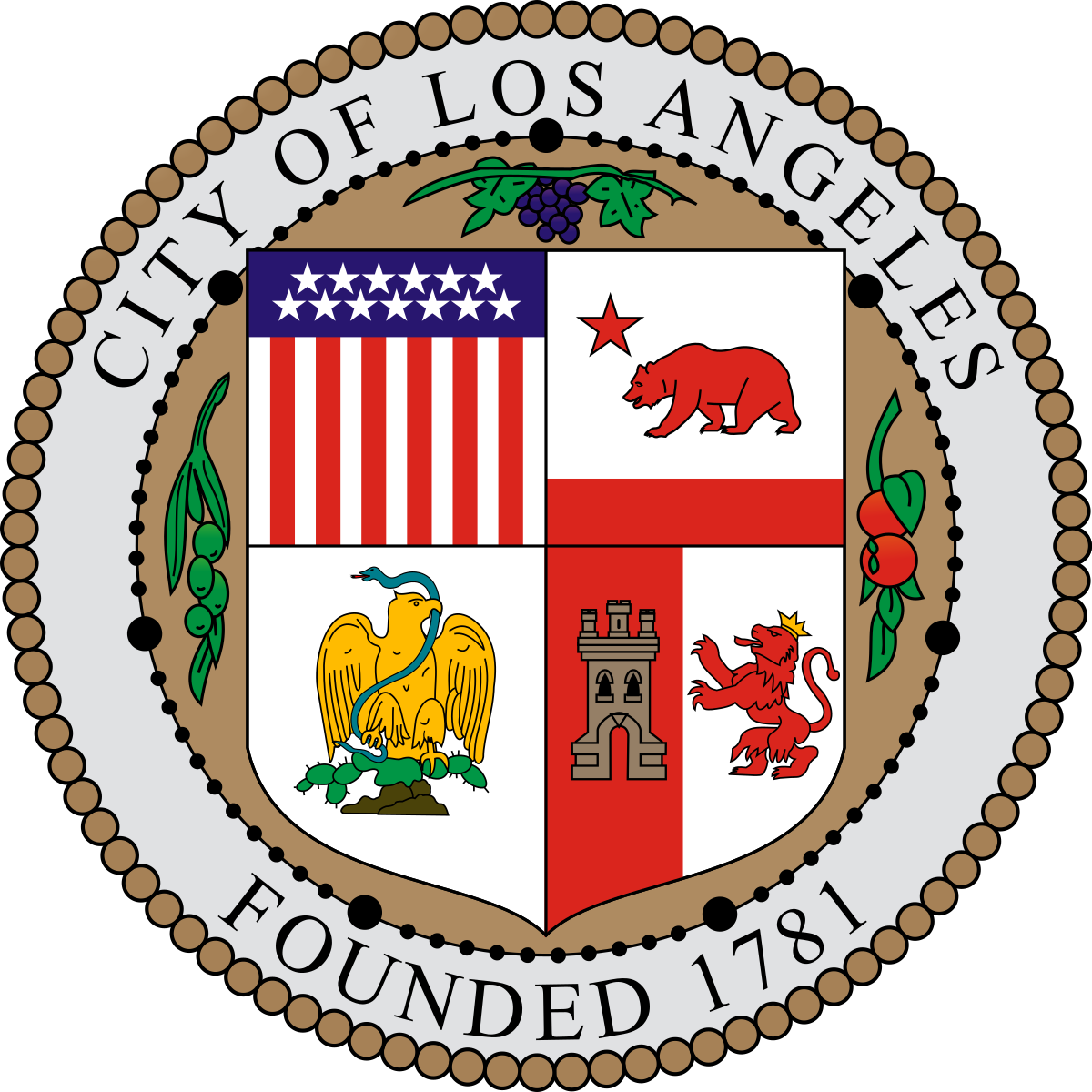 Seal of Los Angeles, CA